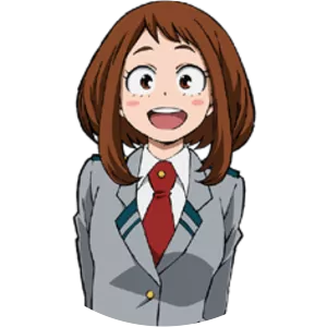 Ochako Uraraka - Cartoon character - Whois - xwhos.com